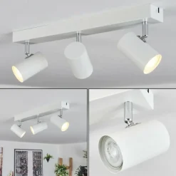 Luminaires Scandinaves-hofstein Gesteira Plafonnier, Spot de plafond Blanc, 3 lumières