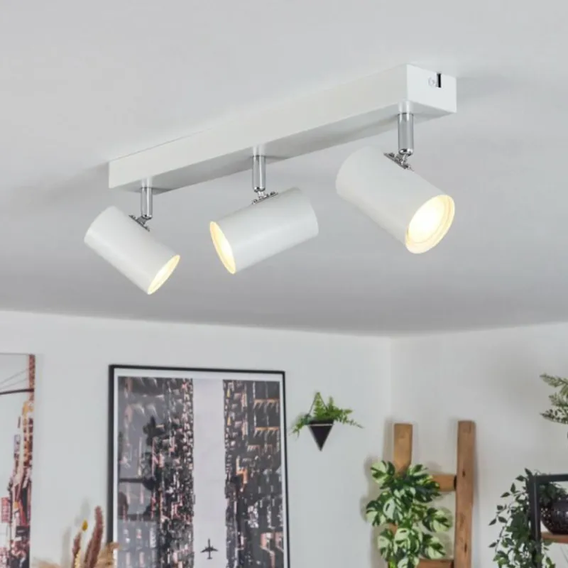 Luminaires Scandinaves-hofstein Gesteira Plafonnier, Spot de plafond Blanc, 3 lumières