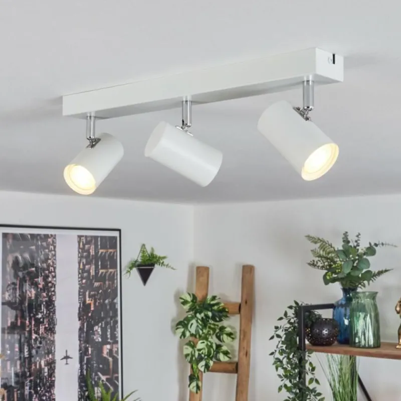 Luminaires Scandinaves-hofstein Gesteira Plafonnier, Spot de plafond Blanc, 3 lumières