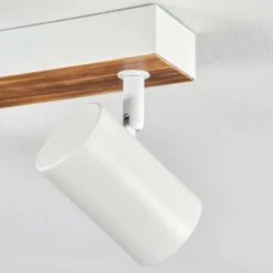 Luminaires Scandinaves-hofstein Gesteira Plafonnier, Spot de plafond Écru, Blanc, 6 lumières
