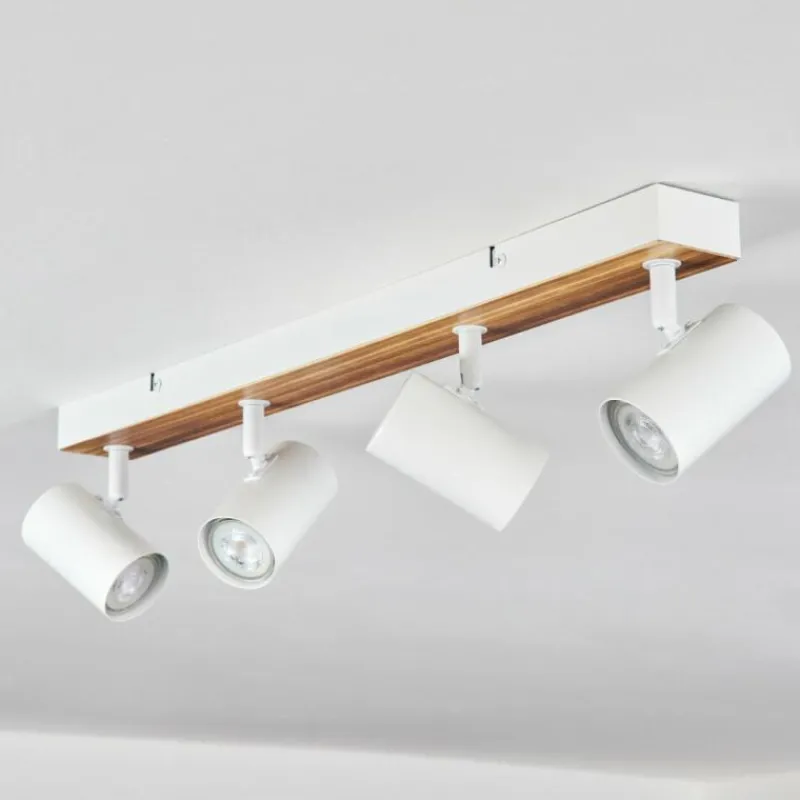 Luminaires Scandinaves-hofstein Gesteira Plafonnier, Spot de plafond Écru, Blanc, 4 lumières