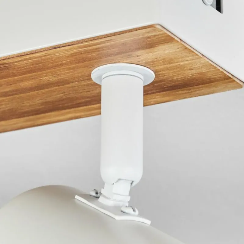 Luminaires Scandinaves-hofstein Gesteira Plafonnier, Spot de plafond Écru, Blanc, 3 lumières