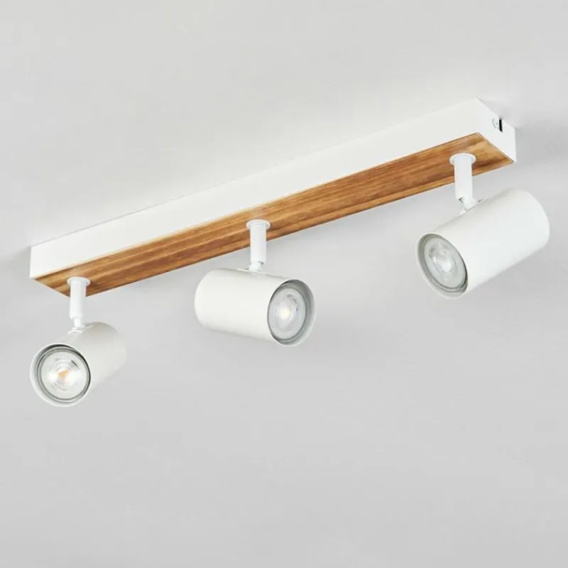 Luminaires Scandinaves-hofstein Gesteira Plafonnier, Spot de plafond Écru, Blanc, 3 lumières