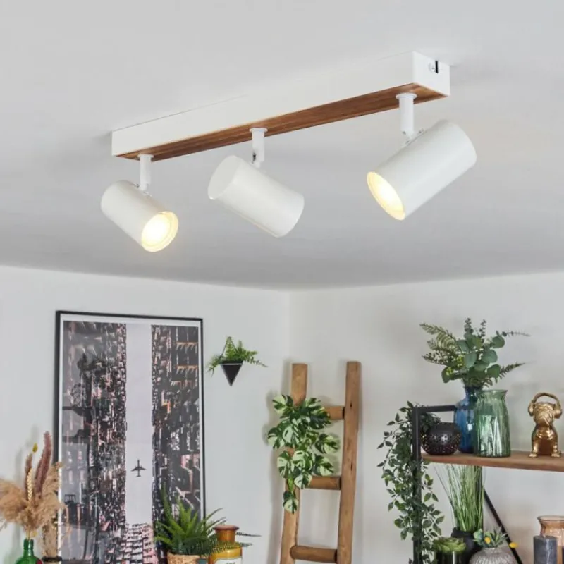 Luminaires Scandinaves-hofstein Gesteira Plafonnier, Spot de plafond Écru, Blanc, 3 lumières
