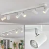 Luminaires Scandinaves-hofstein Gesteira Plafonnier, Spot de plafond Chrome, Blanc, 6 lumières