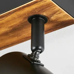 Luminaires Scandinaves-hofstein Gesteira Plafonnier, Spot de plafond Écru, Noir, 6 lumières