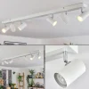 Luminaires Scandinaves-hofstein Gesteira Plafonnier, Spot de plafond Chrome, Blanc, 6 lumières