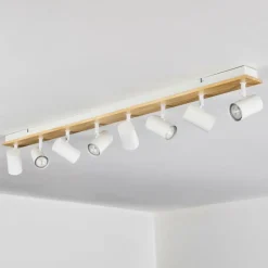 Luminaires Scandinaves-hofstein Gesteira Plafonnier, Spot de plafond Écru, Blanc, 8 lumières