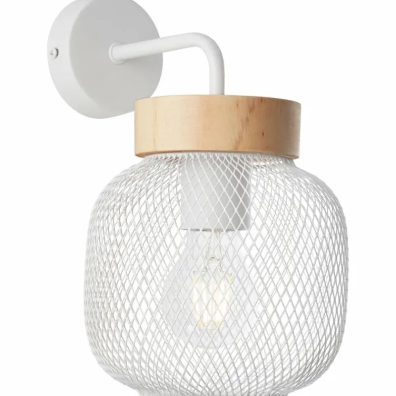 Luminaires Scandinaves-Luminaires Brilliant Giada Applique murale Blanc, 1 lumière