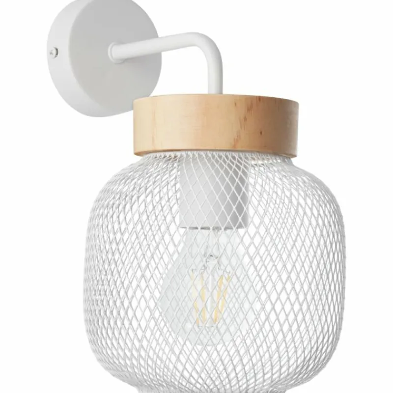Luminaires Scandinaves-Luminaires Brilliant Giada Applique murale Blanc, 1 lumière