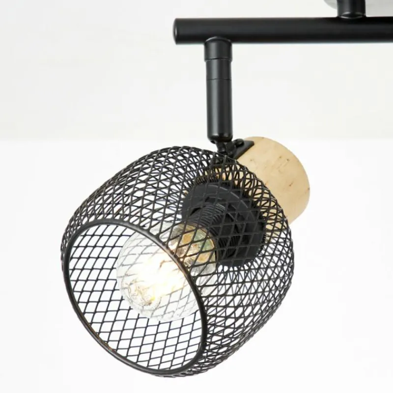 Luminaires Scandinaves-Luminaires Brilliant Giada Spot de plafond Noir, 2 lumières