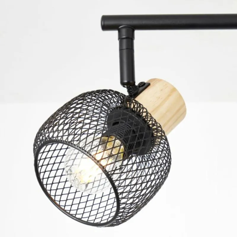 Luminaires Scandinaves-Luminaires Brilliant Giada Spot de plafond Noir, 4 lumières