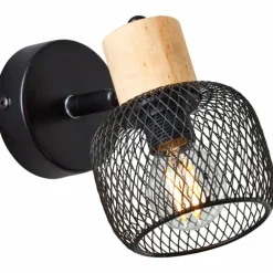 Luminaires Scandinaves-Luminaires Brilliant Giada Spot mural Noir, 1 lumière