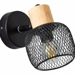 Luminaires Scandinaves-Luminaires Brilliant Giada Spot mural Noir, 1 lumière