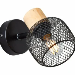 Luminaires Scandinaves-Luminaires Brilliant Giada Spot mural Noir, 1 lumière