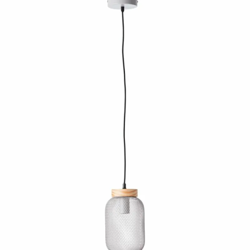 Luminaires Scandinaves-Luminaires Brilliant Giada Suspension Gris, 1 lumière