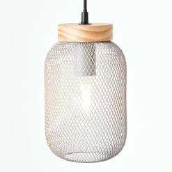Luminaires Scandinaves-Luminaires Brilliant Giada Suspension Gris, 1 lumière