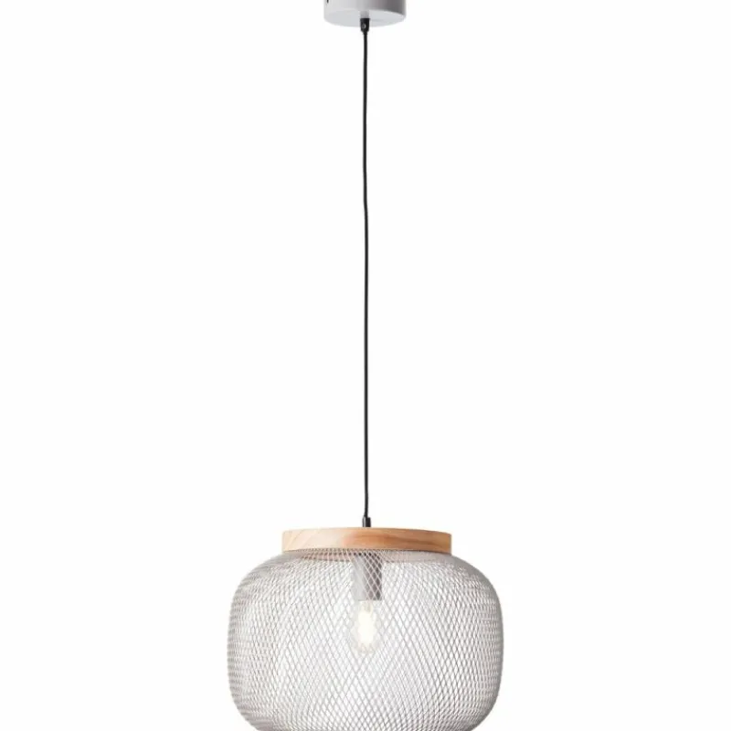 Luminaires Scandinaves-Luminaires Brilliant Giada Suspension Gris, 1 lumière