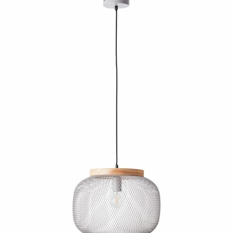 Luminaires Scandinaves-Luminaires Brilliant Giada Suspension Gris, 1 lumière