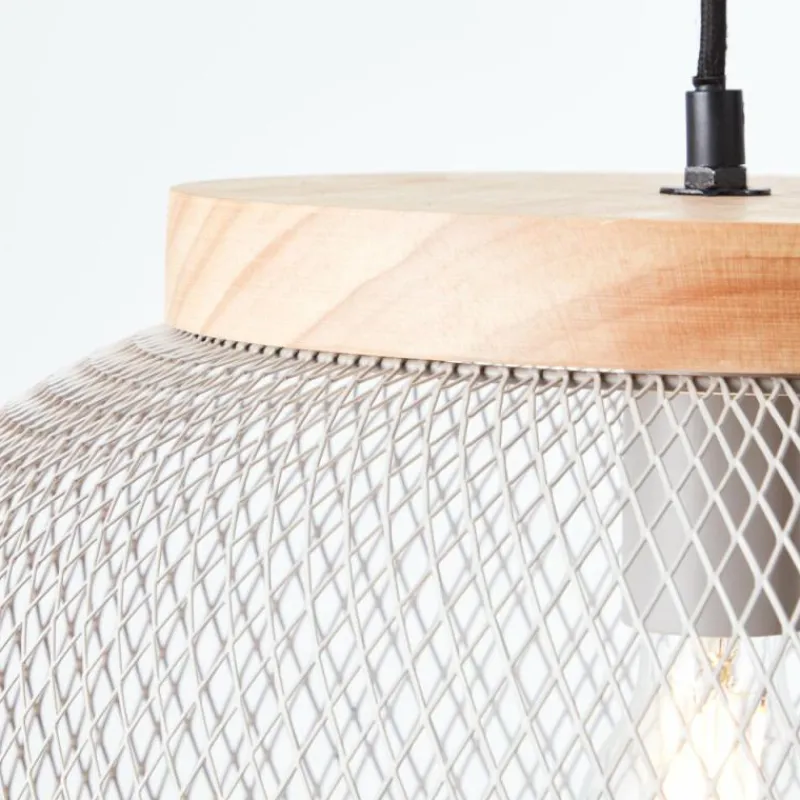 Luminaires Scandinaves-Luminaires Brilliant Giada Suspension Gris, 1 lumière