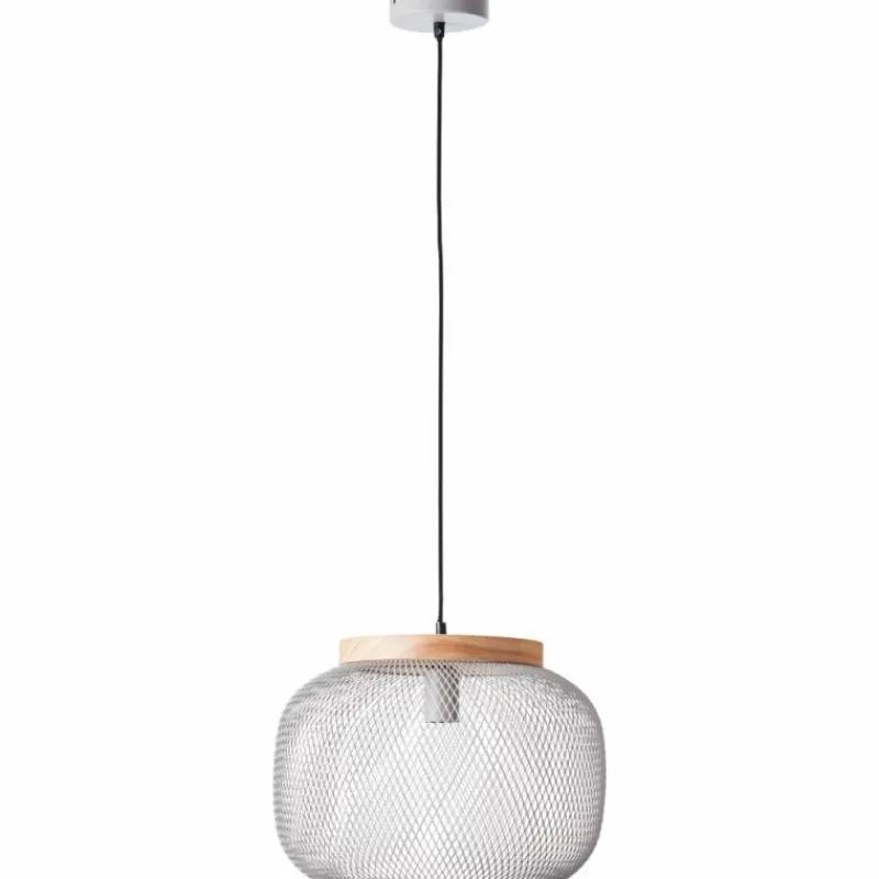 Luminaires Scandinaves-Luminaires Brilliant Giada Suspension Gris, 1 lumière