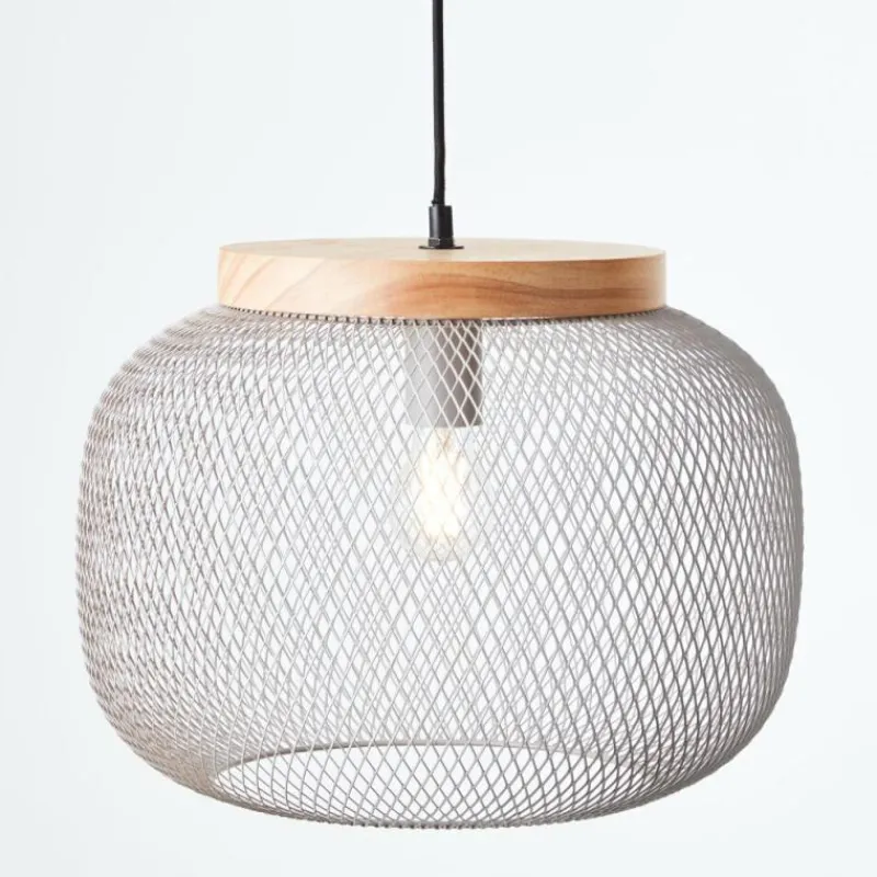 Luminaires Scandinaves-Luminaires Brilliant Giada Suspension Gris, 1 lumière
