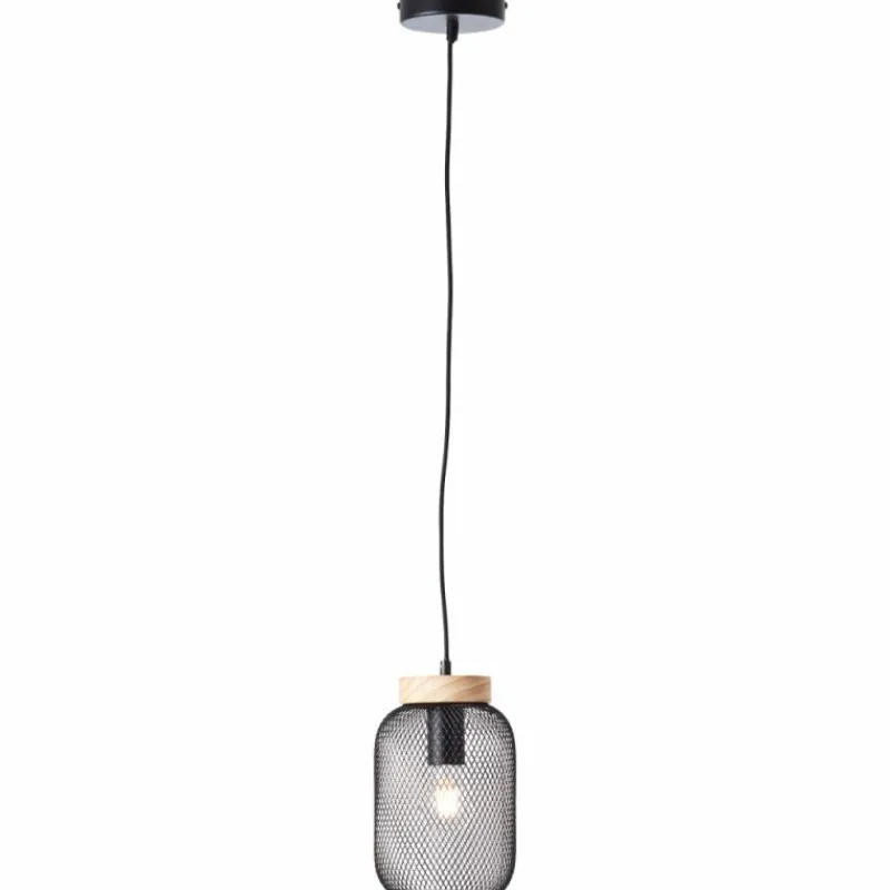 Luminaires Scandinaves-Luminaires Brilliant Giada Suspension Noir, 1 lumière