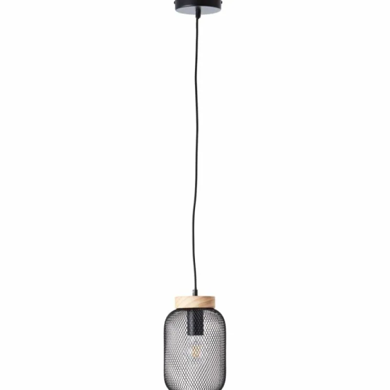 Luminaires Scandinaves-Luminaires Brilliant Giada Suspension Noir, 1 lumière