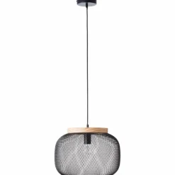 Luminaires Scandinaves-Luminaires Brilliant Giada Suspension Noir, 1 lumière