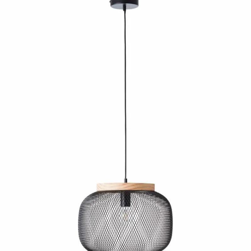 Luminaires Scandinaves-Luminaires Brilliant Giada Suspension Noir, 1 lumière