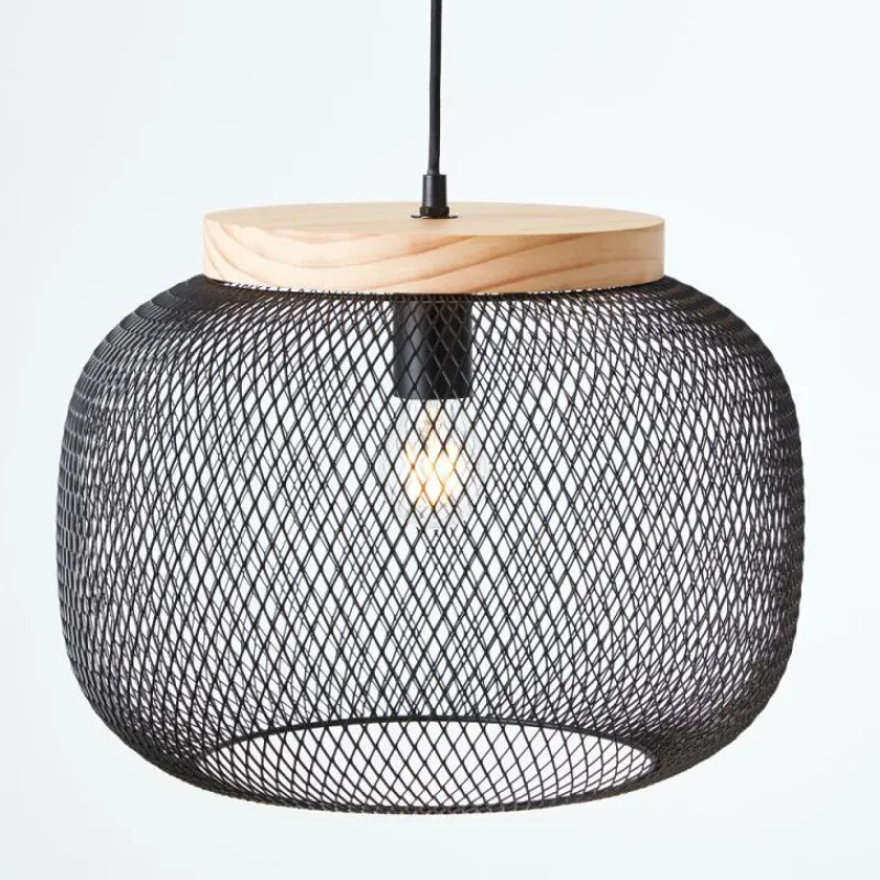 Luminaires Scandinaves-Luminaires Brilliant Giada Suspension Noir, 1 lumière