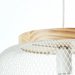 Luminaires Scandinaves-Luminaires Brilliant Giada Suspension Blanc, 1 lumière