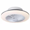 Luminaires Globo Lighting GIBLI Ventilateur de plafond lumineux LED Blanc, 1 lumière, Télécommandes