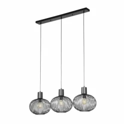 Luminaires Trio GILA Suspension Noir, 3 lumières* Suspensions