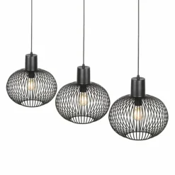 Luminaires Trio GILA Suspension Noir, 3 lumières* Suspensions