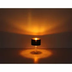 Luminaires Globo Lighting Ginko Lampe à poser Laiton, Transparent, 1 lumière