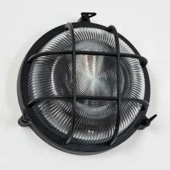 Lampes Vintages & Rétros-hofstein Godel Lampe murale d´extérieur Noir, 1 lumière