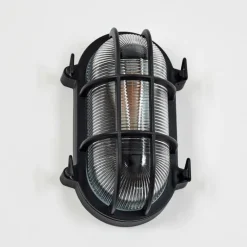 Lampes Vintages & Rétros-hofstein Godel Lampe murale d´extérieur Noir, 1 lumière