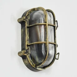 Lampes Dorées-hofstein Godel Lampe murale d´extérieur Or, Noir, 1 lumière