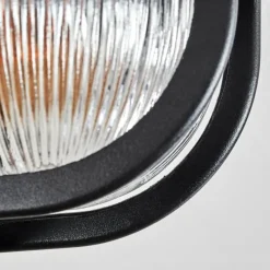 Lampes Vintages & Rétros-hofstein Godel Plafonnier extérieur, Plafonnier Noir, 1 lumière