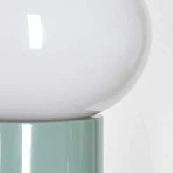 hofstein Godrie Lampe à poser Turquoise, 1 lumière