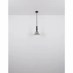 Suspension Verre Fumé-Luminaires Globo Lighting GONNY Suspension Noir, 5 lumières