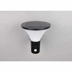 Luminaires Reality Gorda Applique murale LED Noir, 1 lumière, Détecteur de mouvement