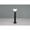Luminaires Reality Gorda Lampadaire d'extérieur LED Noir, 1 lumière, Détecteur de mouvement