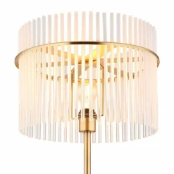 Lampes Dorées-Luminaires Globo Lighting Gorley Lampadaire Or, 1 lumière