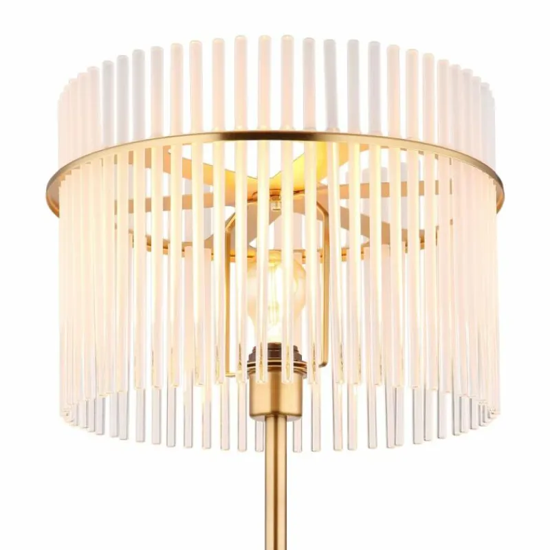 Lampes Dorées-Luminaires Globo Lighting Gorley Lampadaire Or, 1 lumière