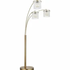 Luminaires Globo Lighting Gorley Lampadaire Or, 3 lumières