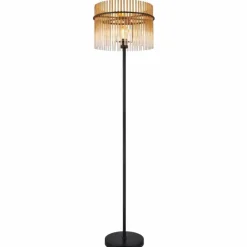 Luminaires Globo Lighting Gorley Lampadaire Noir, 1 lumière