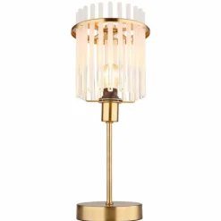 Lampes Dorées-Luminaires Globo Lighting Gorley Lampe à poser Or, 1 lumière