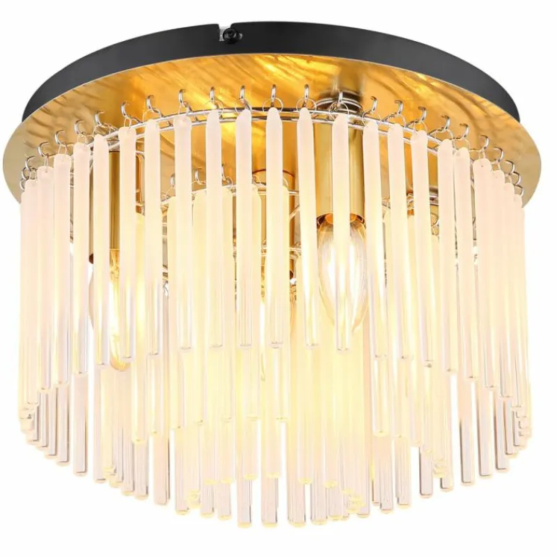 Lampes Dorées-Luminaires Globo Lighting Gorley Plafonnier Or, 5 lumières